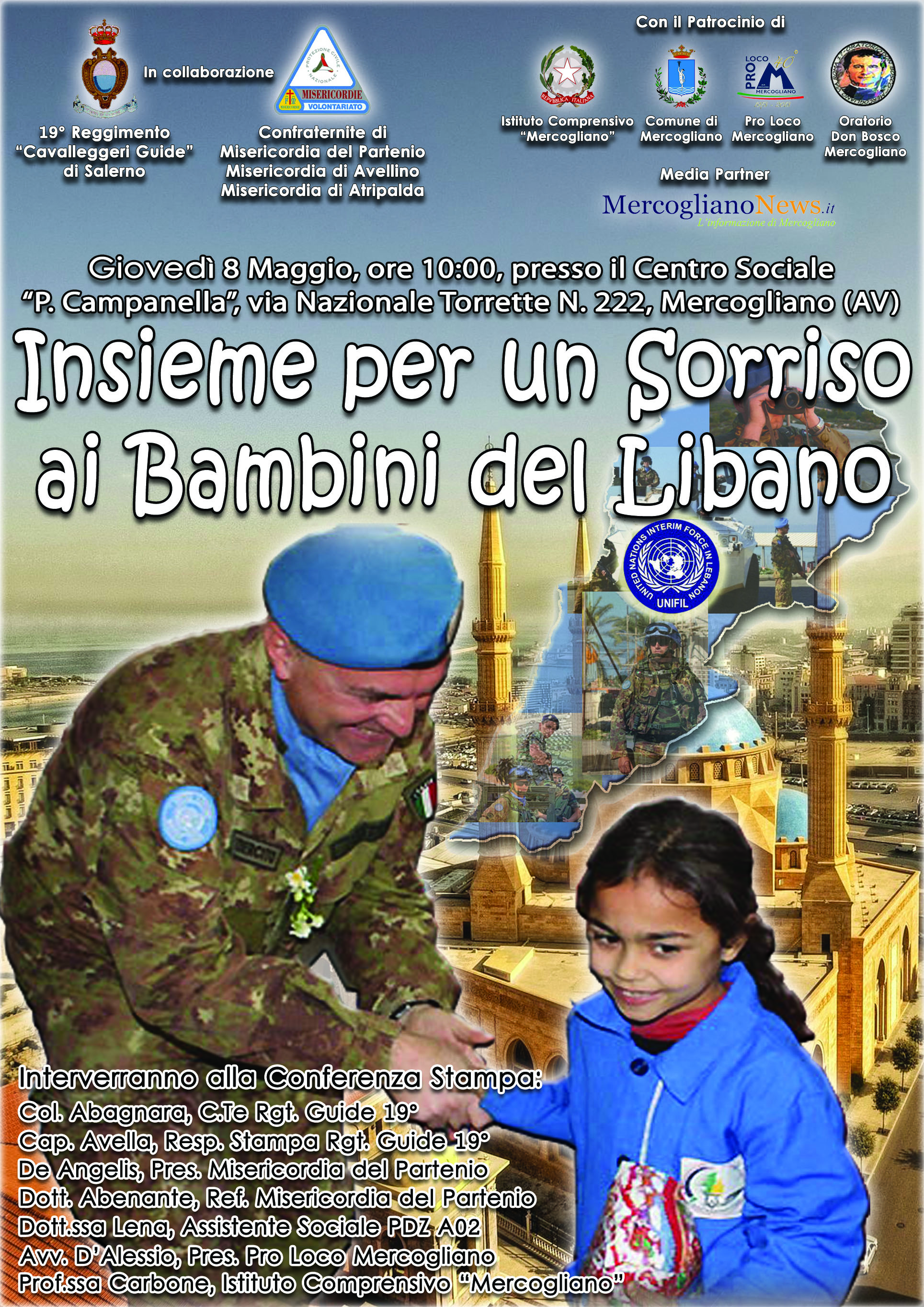 Oggi Ultimo Giorno Di Raccolta Per I Bambini Del Libano Presso La Pro ...